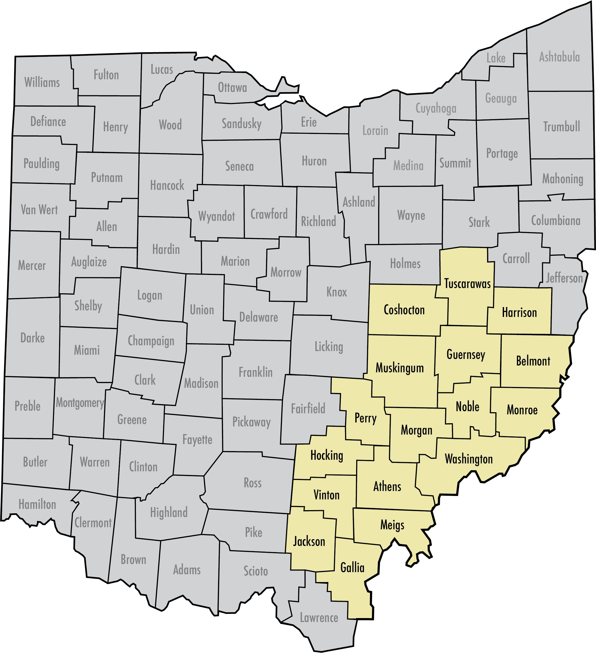 Southeast Region Map