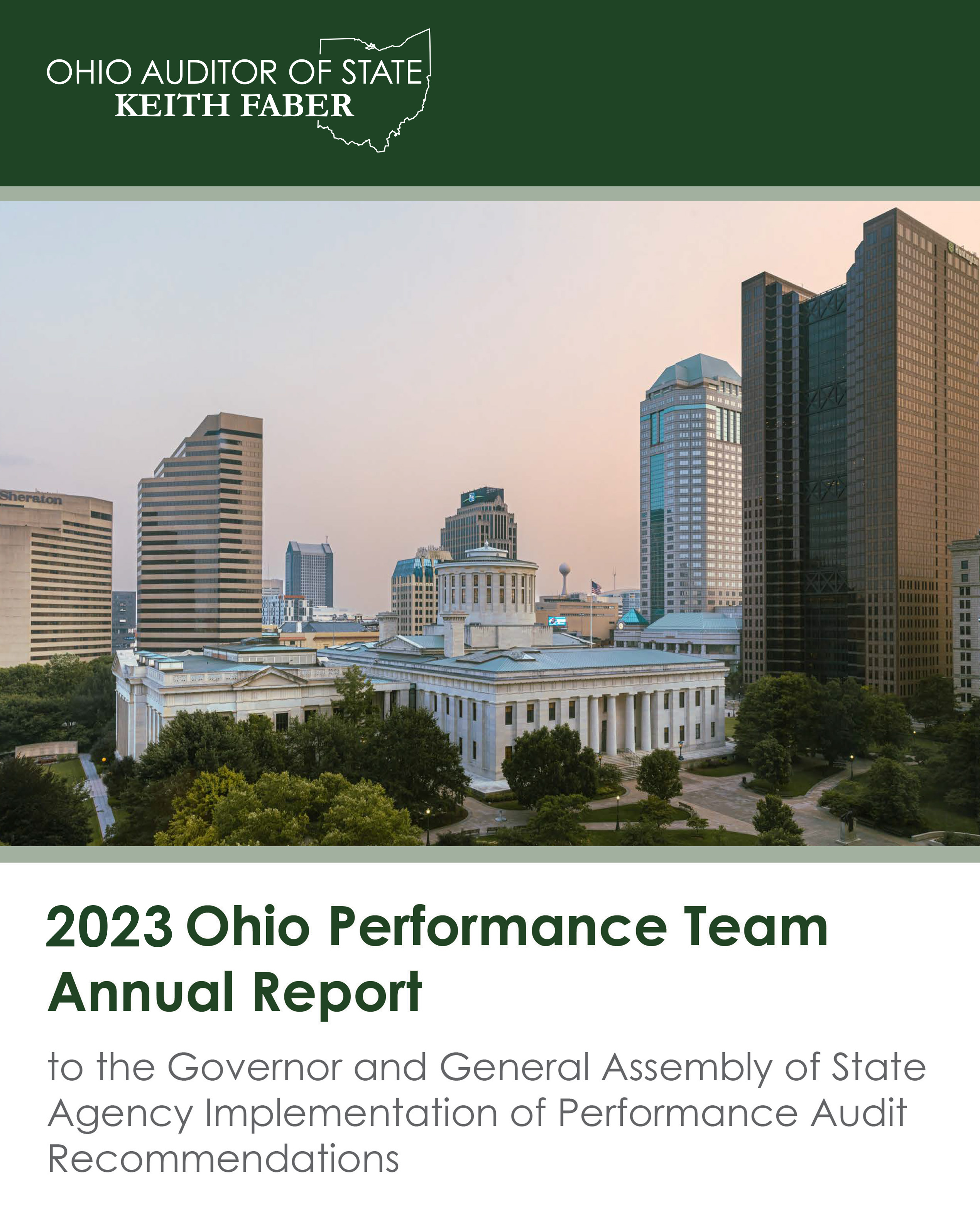 2023 Annual Report Cover